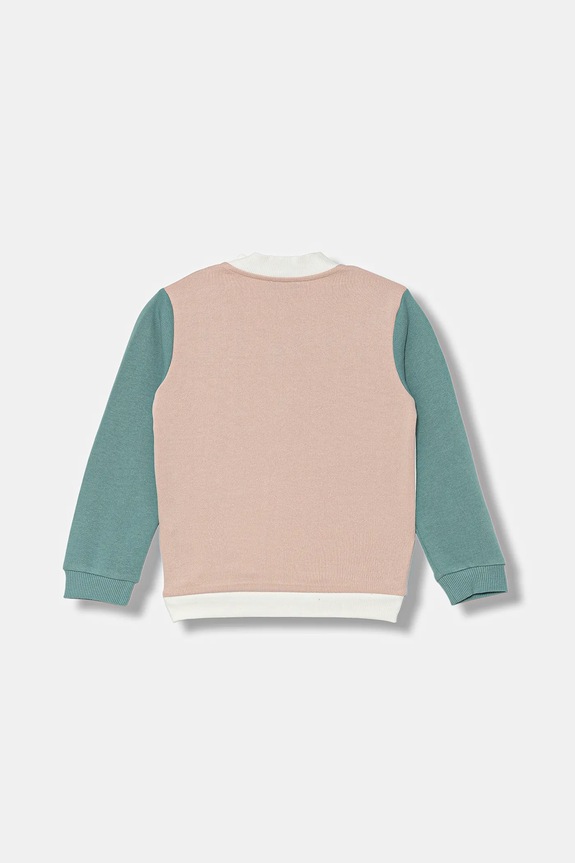 Dječja pamučna dukserica United Colors of Benetton 3J70G503U.P.seasonal bijela AW25