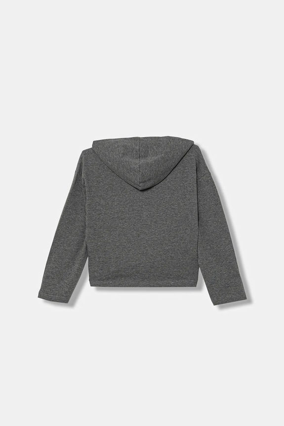Detská bavlnená mikina United Colors of Benetton 3NBMC2053.G.seasonal sivá AW25