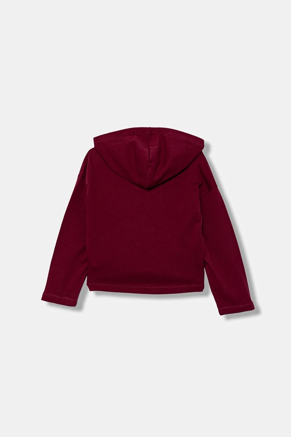 Детская хлопковая кофта United Colors of Benetton 3NBMC2053.G.seasonal бордо AW25