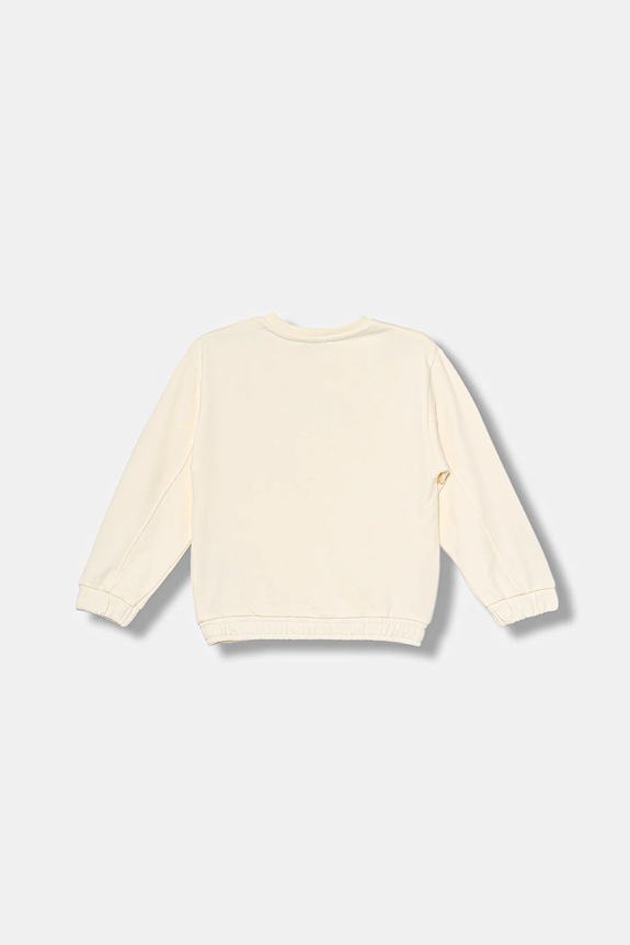 Otroški bombažen pulover United Colors of Benetton 3NBMG10K2.P.seasonal bež AW25