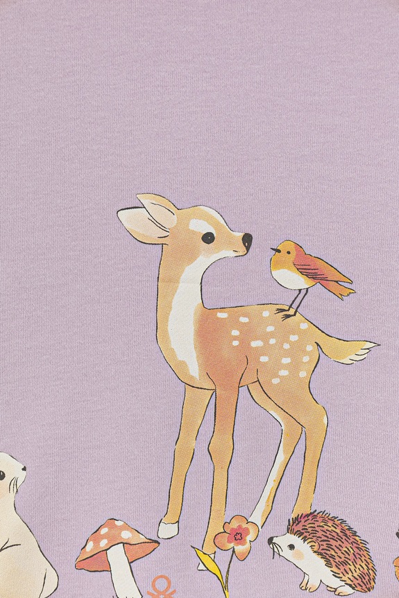 Deklice Otroški pulover United Colors of Benetton 3SNPG10KA.P.seasonal vijolična