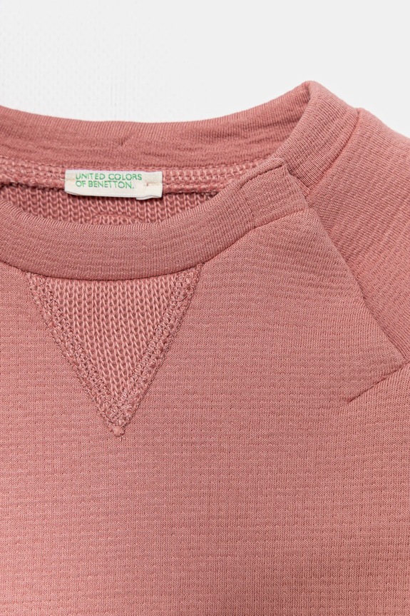 Lány United Colors of Benetton csecsemő melegítőfelső pamutból 3ITEA106H.G.W.seasonal narancssárga