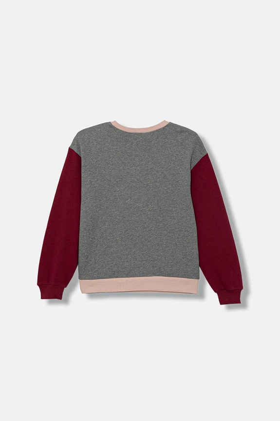 United Colors of Benetton hanorac de bumbac pentru copii 3J68C10Q0.G.seasonal roz AW25