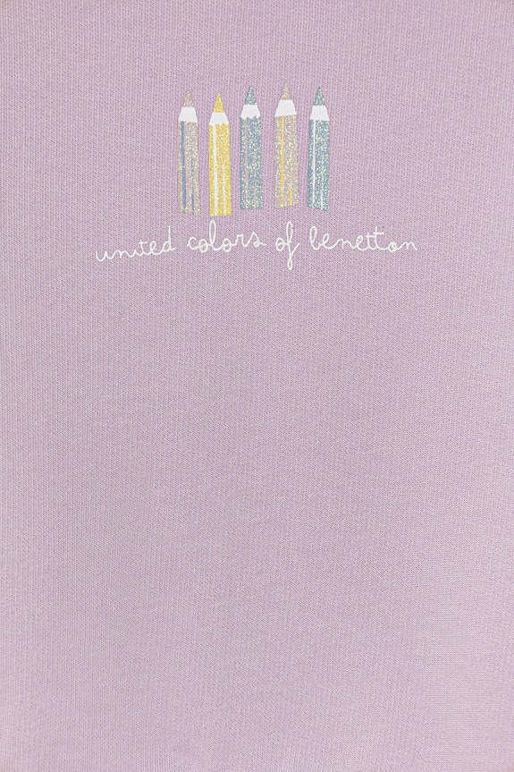 Κοριτσίστικα Βαμβακερή μπλούζα United Colors of Benetton 3J70G10JR.P.seasonal μωβ