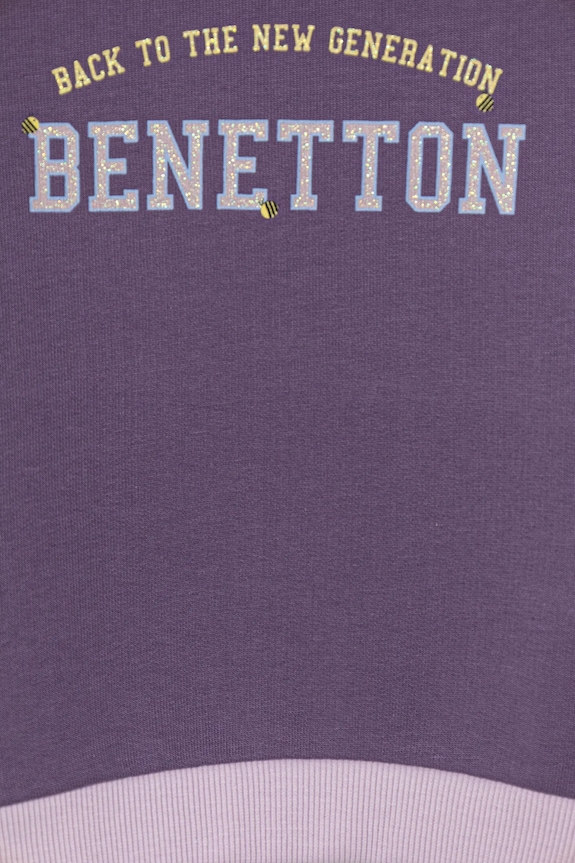 Κοριτσίστικα Βαμβακερή μπλούζα United Colors of Benetton 3J70G10JR.P.seasonal μωβ