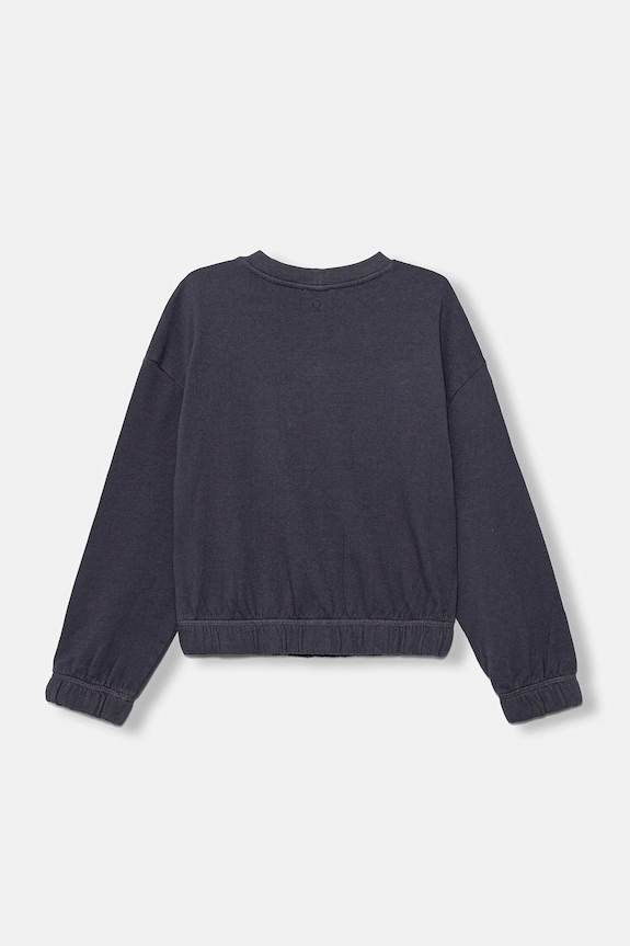 Detská bavlnená mikina United Colors of Benetton 33NVC10Q8.G.seasonal sivá AW25
