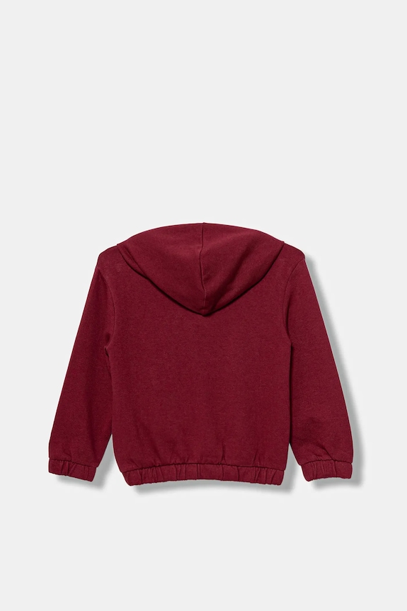 Dječja pamučna dukserica United Colors of Benetton 3J68G503W.P.seasonal bordo AW25