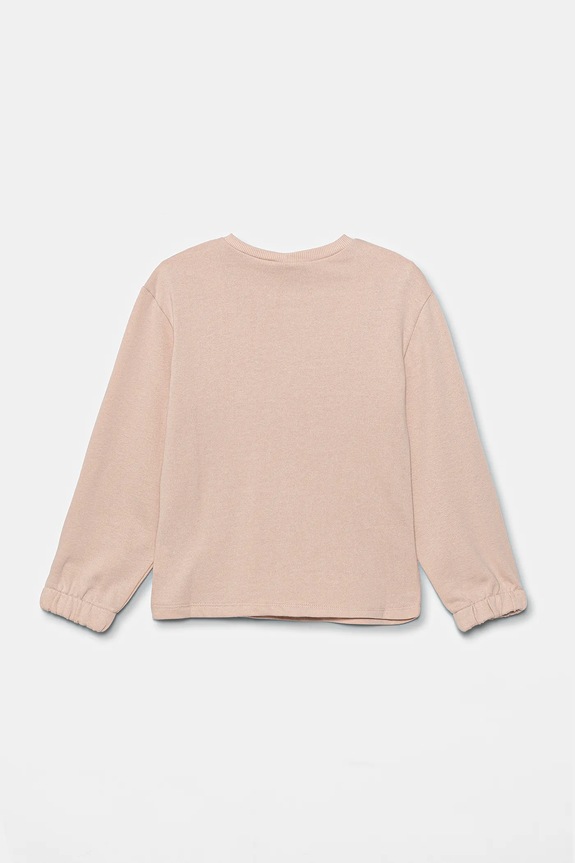 Detská bavlnená mikina United Colors of Benetton 3J70G10KG.P.seasonal ružová AW25