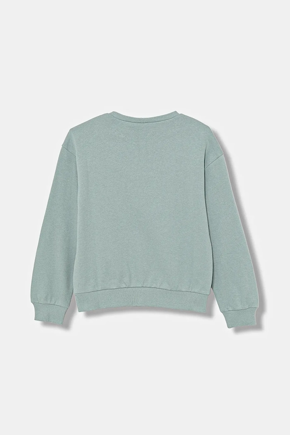 Дитяча бавовняна кофта United Colors of Benetton 3UNIC10Q6.G.seasonal бірюзовий AW25