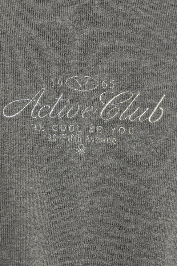 Dievča Detská mikina United Colors of Benetton 3UODC204X.G.seasonal sivá
