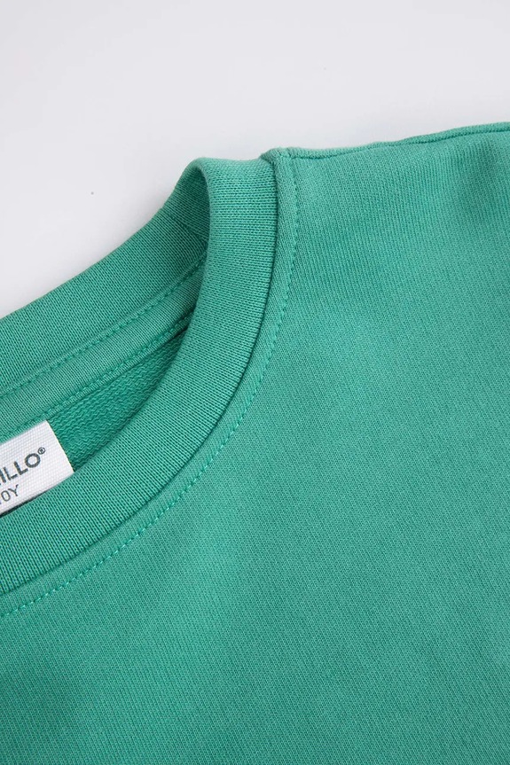 Coccodrillo bluza bawełniana dziecięca zielony ZC5132101RGJ