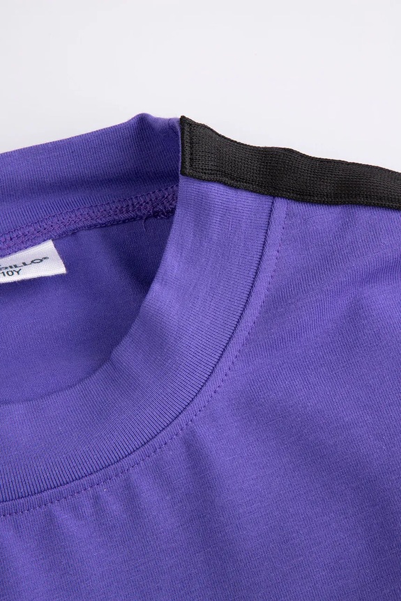 Κοριτσίστικα Βαμβακερή παιδική μπλούζα Coccodrillo ZC5143901RGJ μωβ