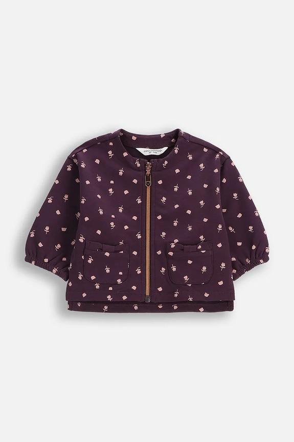 Coccodrillo bluză bebe print violet ZC5132201TGN