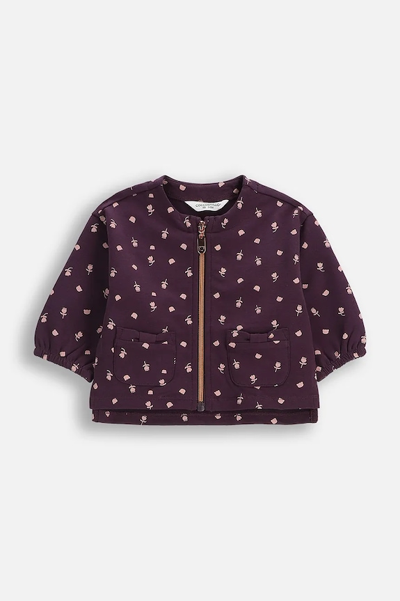 Coccodrillo bluză bebe print violet ZC5132201TGN