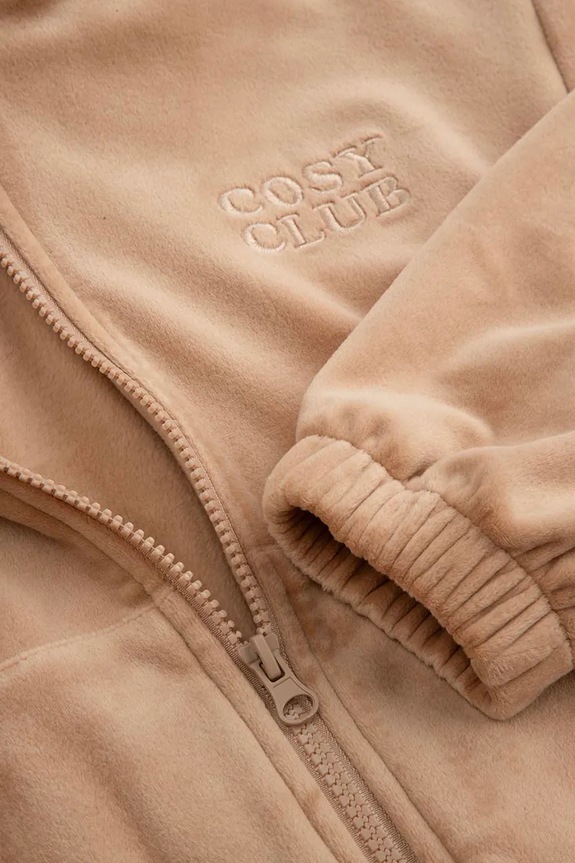 Dječja pamučna dukserica Coccodrillo bež ZC5132401WGJ