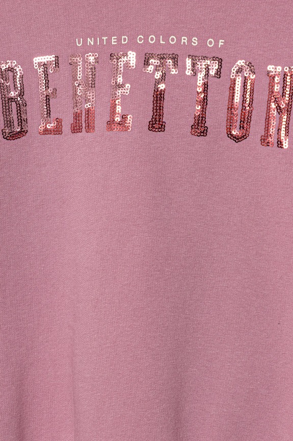 Dievča Detská mikina United Colors of Benetton 39M2C205E.G.Seasonal ružová