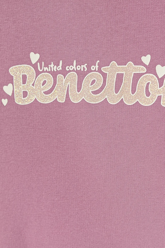 DÍVKA Dětská mikina United Colors of Benetton 39M2G10KY.P.Seasonal růžová