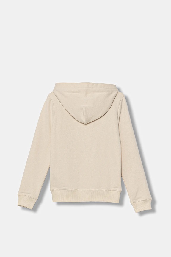 Calvin Klein Jeans hanorac de bumbac pentru copii IU0IU00266.128.170.9BYA bej AW25
