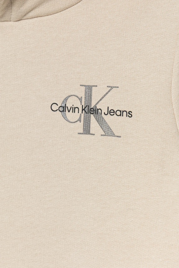 Băieți Calvin Klein Jeans hanorac de bumbac pentru copii IU0IU00266.128.170.9BYA bej