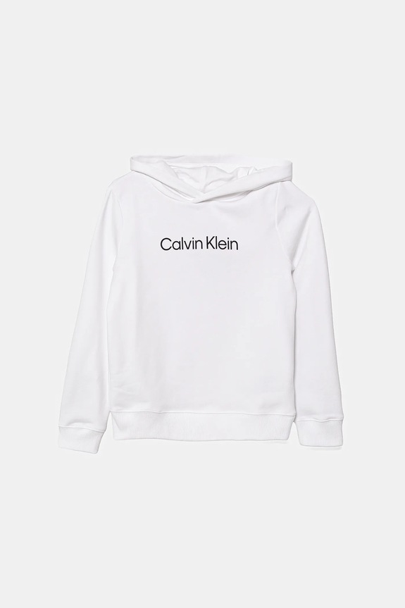 Calvin Klein Jeans hanorac de bumbac model fin alb IU0IU00679.128.176.9BYA