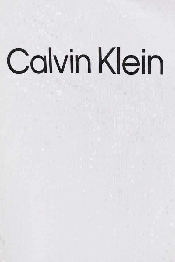 Băieți Calvin Klein Jeans hanorac de bumbac IU0IU00679.128.176.9BYA alb