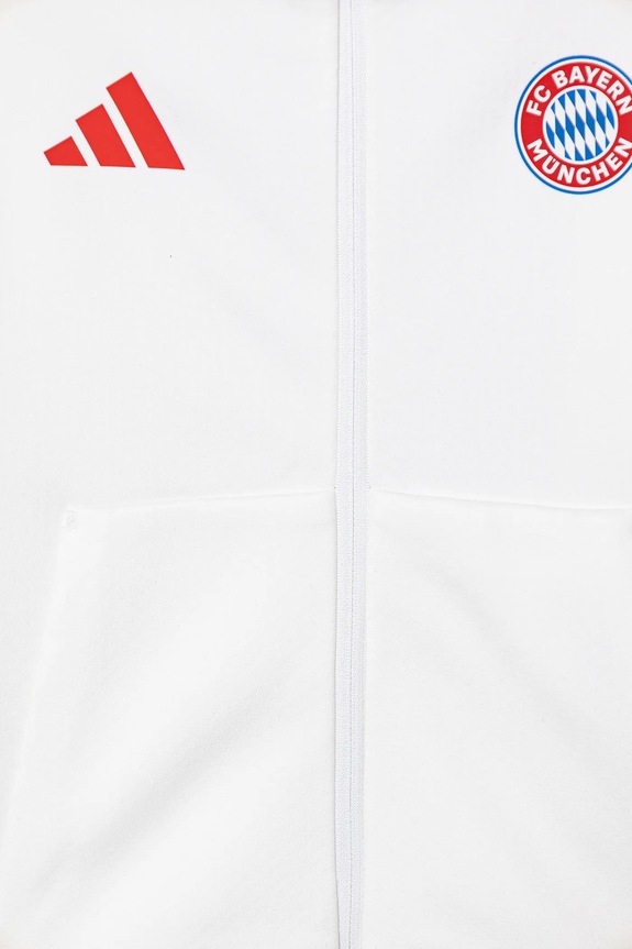 adidas Performance bluza dziecięca FC Bayern Munich biały JM9437