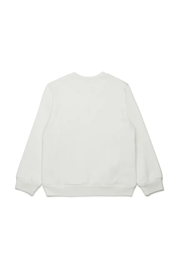 Marni gyerek melegítőfelső pamutból MS340U SWEAT-SHIRT M01612 bézs AW25