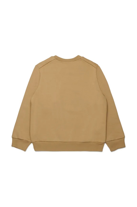 Marni bluza bawełniana dziecięca MS340U SWEAT-SHIRT M01612 beżowy AW25