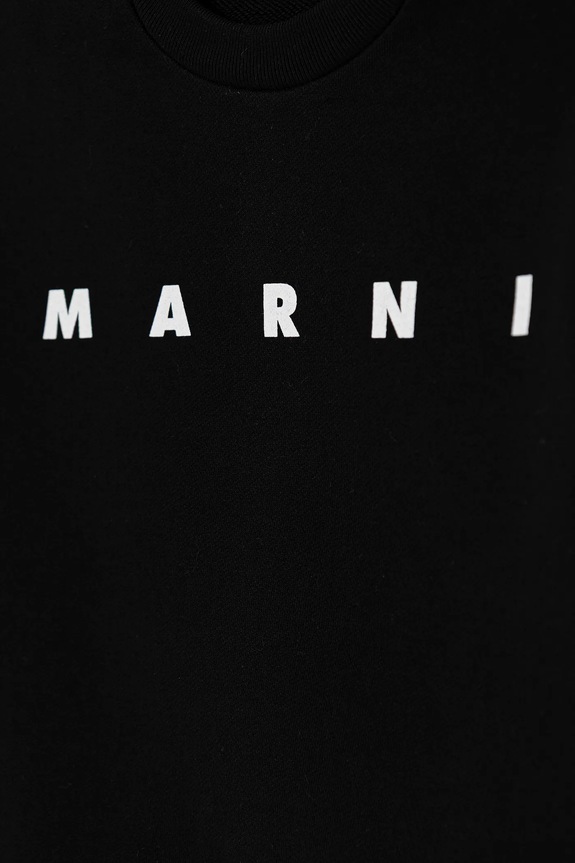 Dječaci Dječja pamučna dukserica Marni MS340U SWEAT-SHIRT M01612 crna