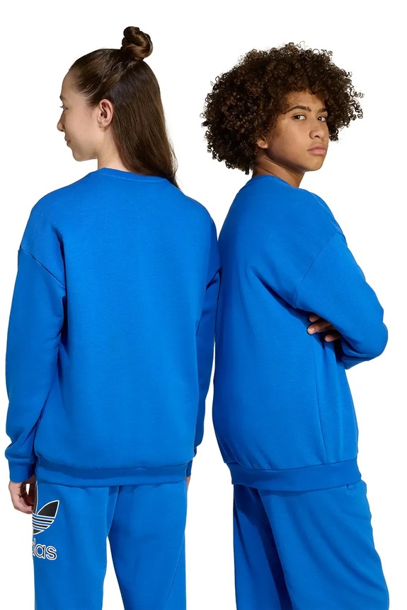 adidas Originals bluza dziecięca JV8570 niebieski