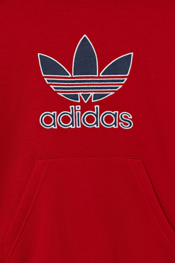 adidas Originals bluza dziecięca czerwony JV8652