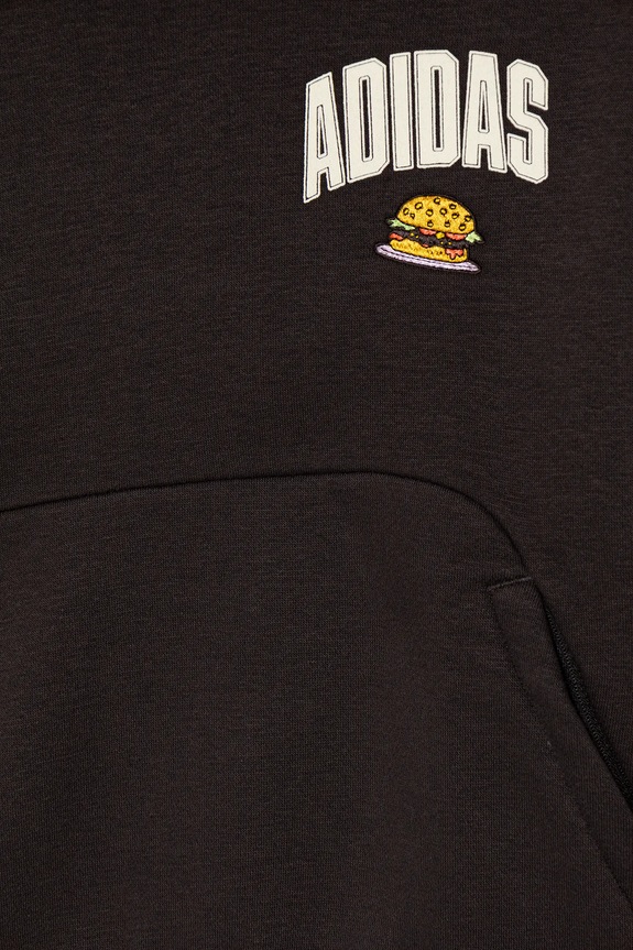 Dječja dukserica adidas smeđa JL9181