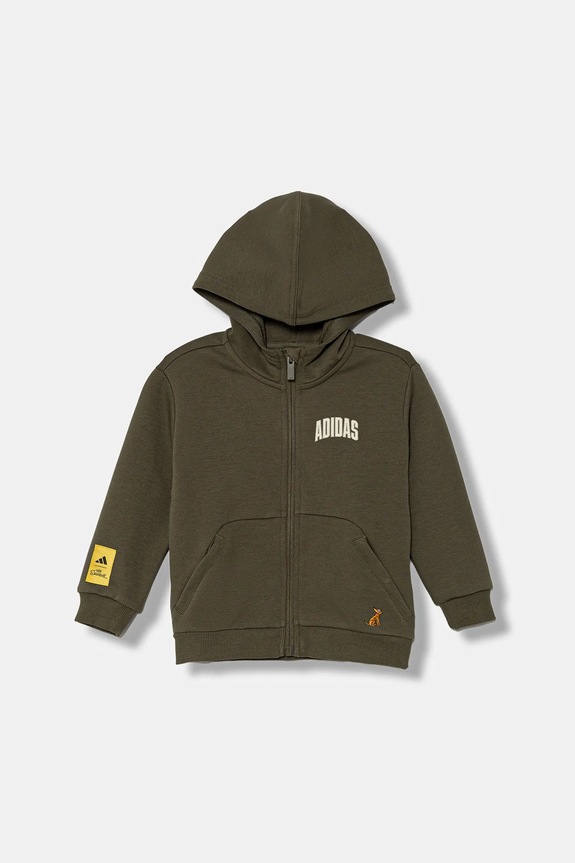 Detská mikina adidas JL9198 zelená AW25