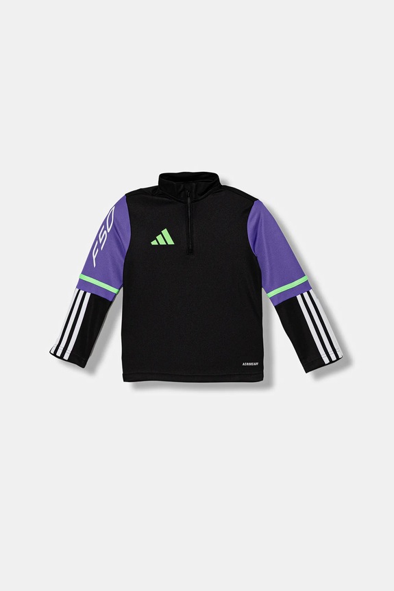Detská mikina adidas Performance JY5965 čierna AW25