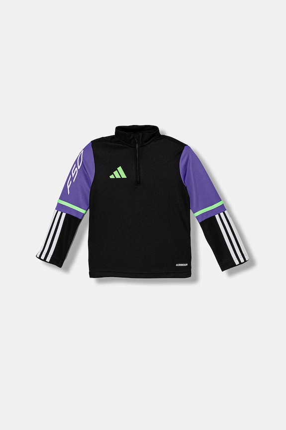 Detská mikina adidas Performance JY5965 čierna AW25