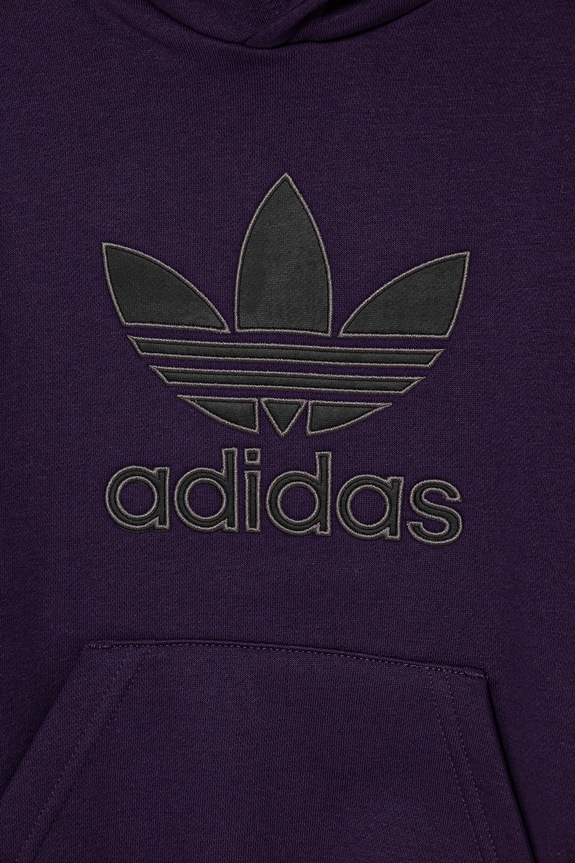Παιδική μπλούζα adidas Originals μωβ JV8653