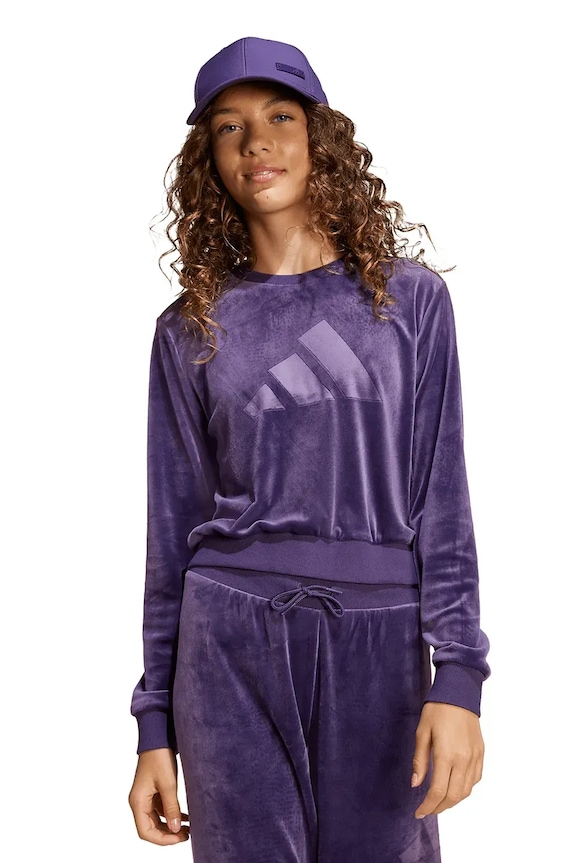 adidas gyerek felső elasztánnal lila JW2437