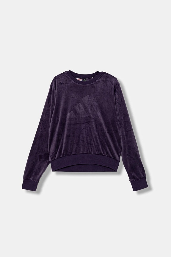 Dječja dukserica adidas JW2437 ljubičasta AW25