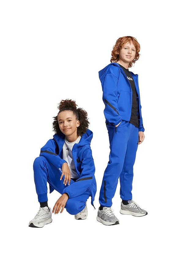 Detská mikina adidas nášivka modrá KA0668