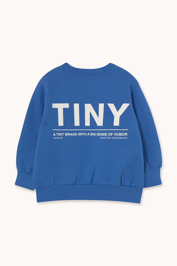 Chłopiec Tinycottons bluza dziecięca TINY SWEATSHIRT AW25.009 niebieski