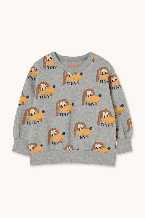 Tinycottons hanorac de bumbac pentru copii DOGS SWEATSHIRT AW25.067 gri AW25
