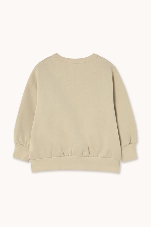 Момче Детски памучен суичър Tinycottons TINY DOG GRAPHIC SWEATSHIRT AW25.289 бежов