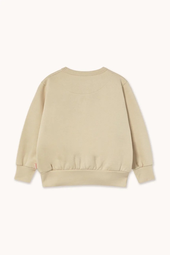 Chłopiec Tinycottons bluza bawełniana dziecięca APPLES EYES GRAPHIC SWEATSHIRT AW25.296 beżowy