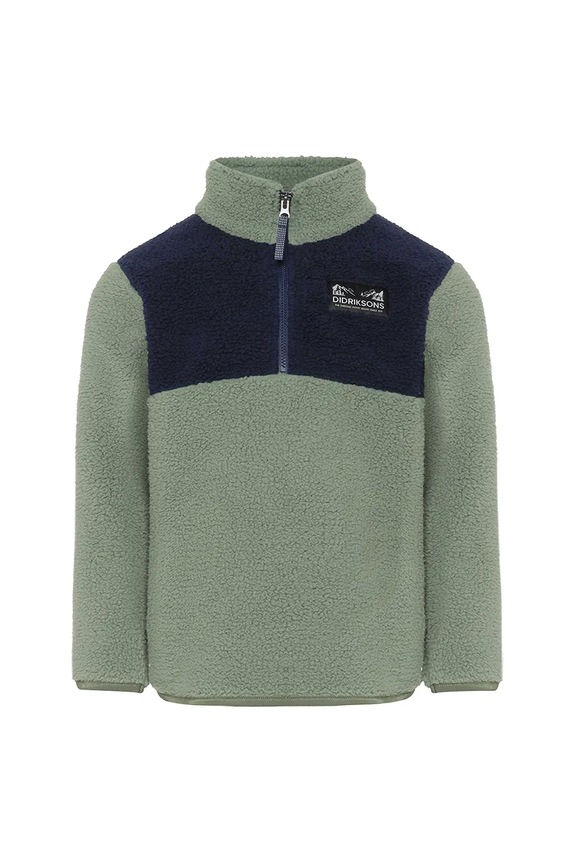 Кофта Didriksons GOSIG KIDS HALFZIP 505536.9BYA зелёный AW25