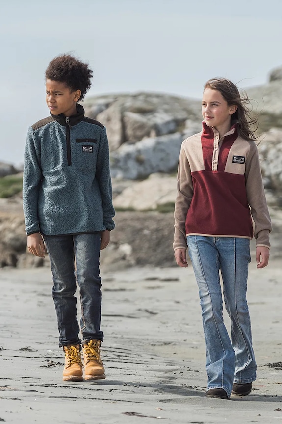 Didriksons bluză copii YOKTO K 1/2 BTN 2 505780.9BYA