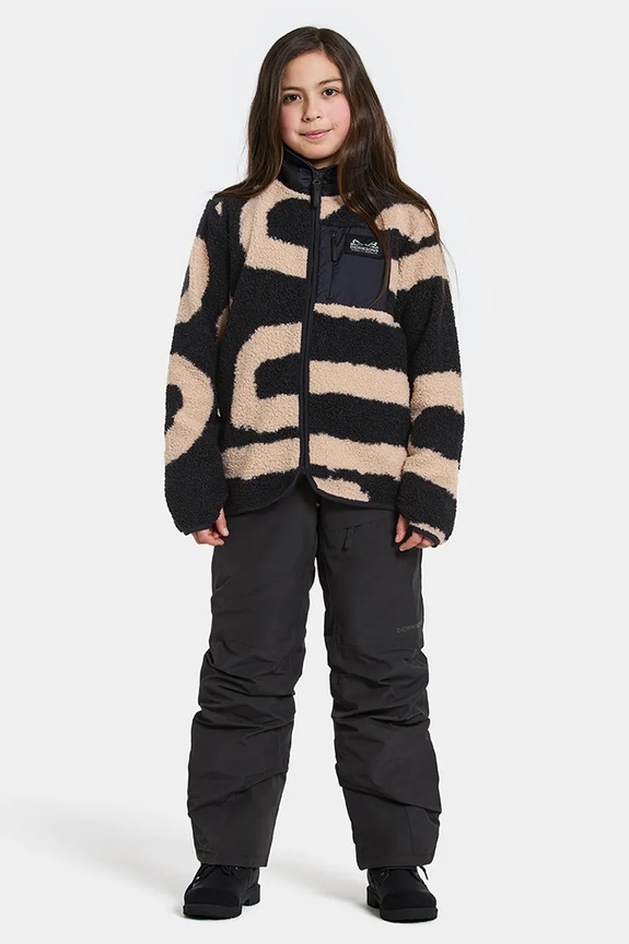 Кофта Didriksons EXA PR KIDS FZ 2 чорний 505859.9BYA
