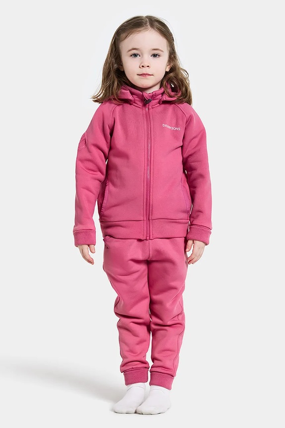 Кофта Didriksons SILJAN KIDS FZ рожевий 505900.9BYA