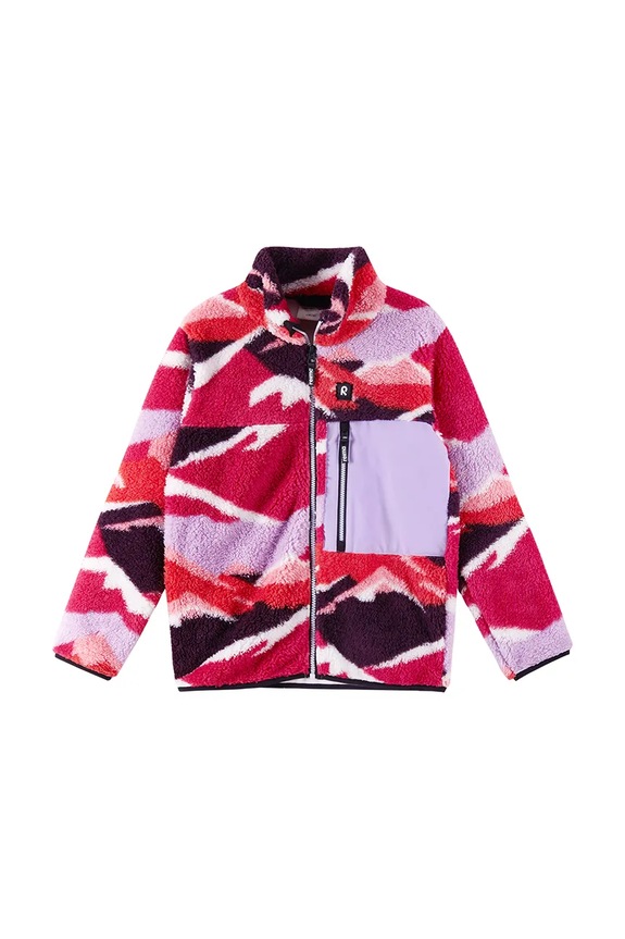 Βρεφική μπλούζα fleece Reima Turilas χωρίς κουκούλα ροζ 5200364B.9BYA