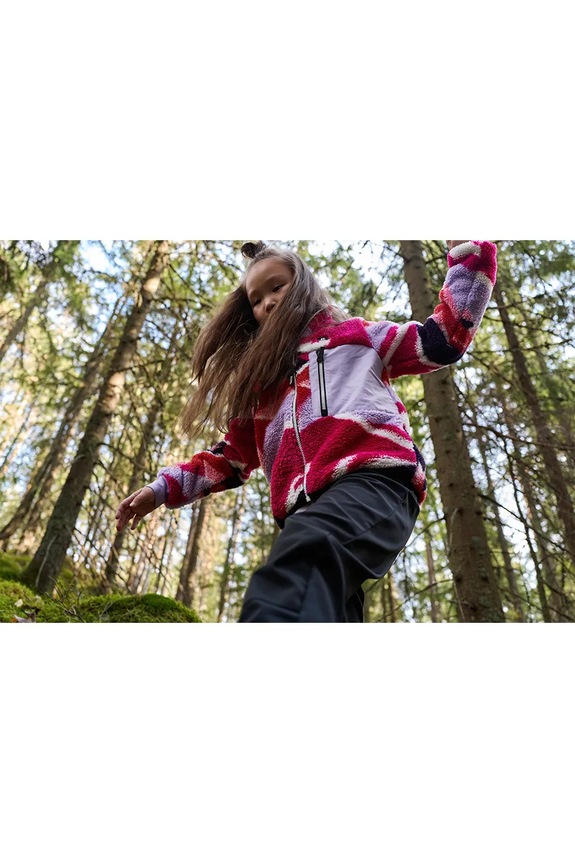 Βρεφική μπλούζα fleece Reima Turilas ροζ 5200364B.9BYA