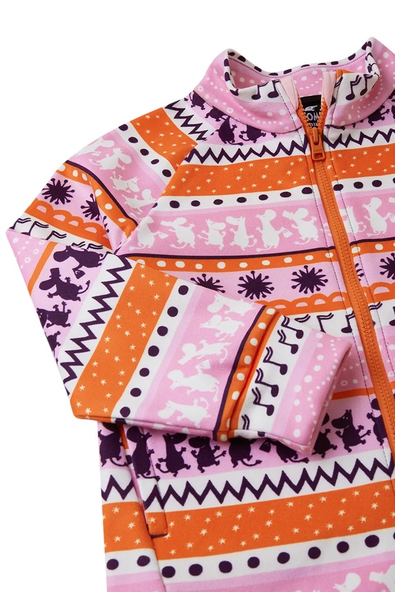 Chłopiec Reima bluza dziecięca Moomin Tarpeen 5200458A.9BYA różowy